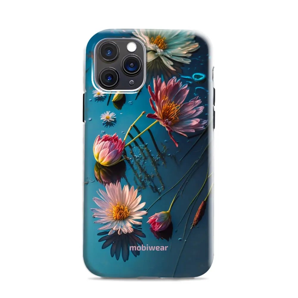 Odolný obal Mobiwear Elite Pro - Apple iPhone 11 Pro - E013E Květy na hladině
