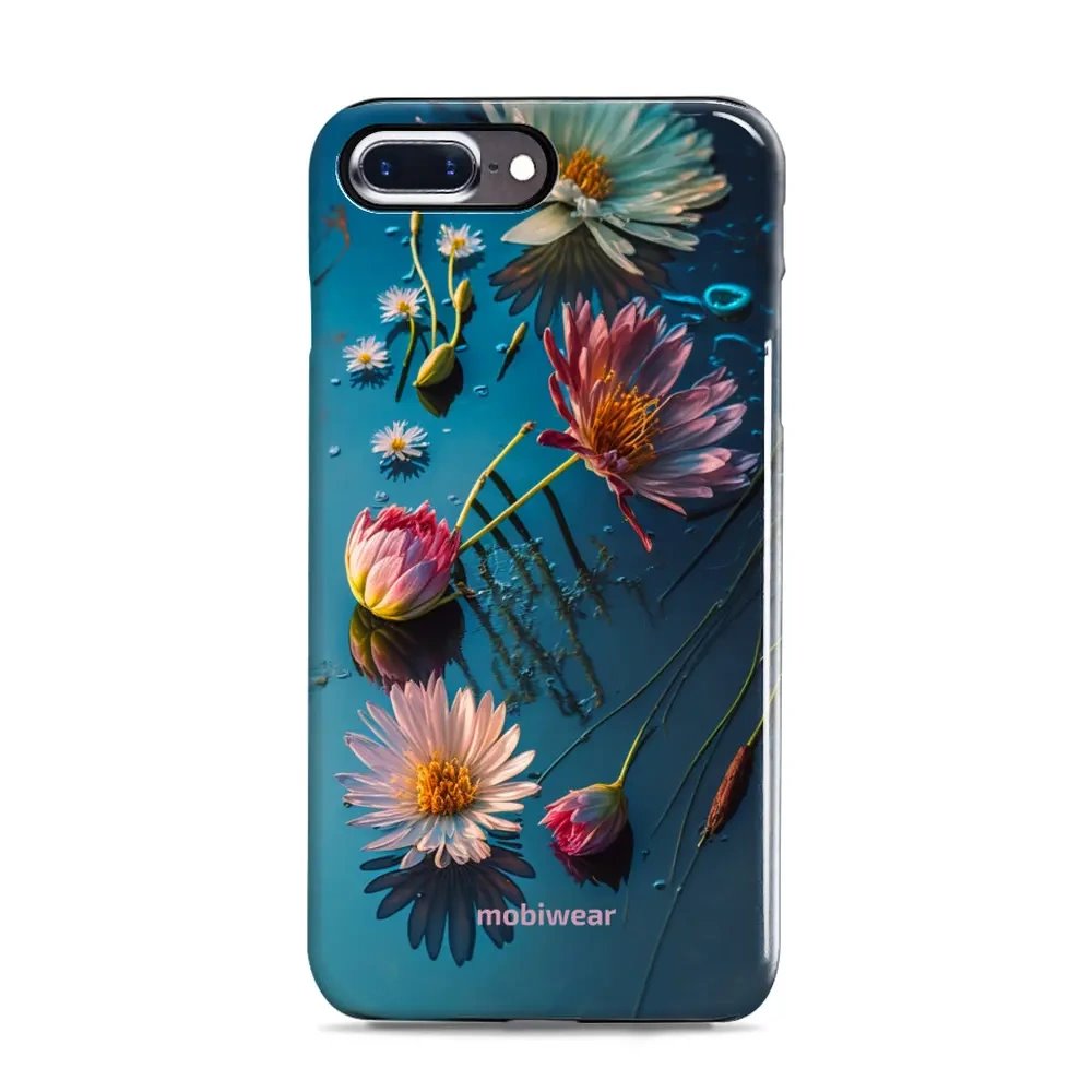 Odolný obal Mobiwear Elite Pro - Apple iPhone 7 Plus / 8 Plus - E013E Květy na hladině