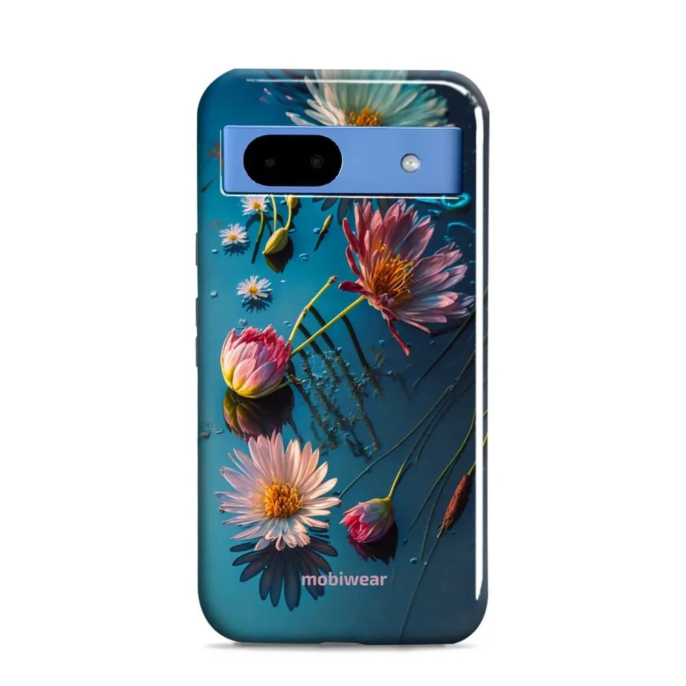 Odolný obal Mobiwear Elite Pro - Google Pixel 8A - E013E Květy na hladině