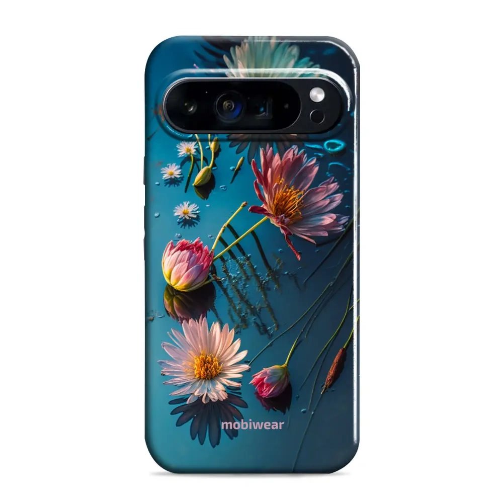 Odolný obal Mobiwear Elite Pro - Google Pixel 9 / 9 Pro - E013E Květy na hladině