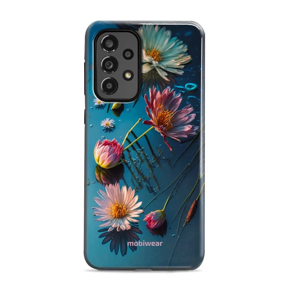Odolný obal Mobiwear Elite Pro - Samsung Galaxy A33 5G - E013E Květy na hladině