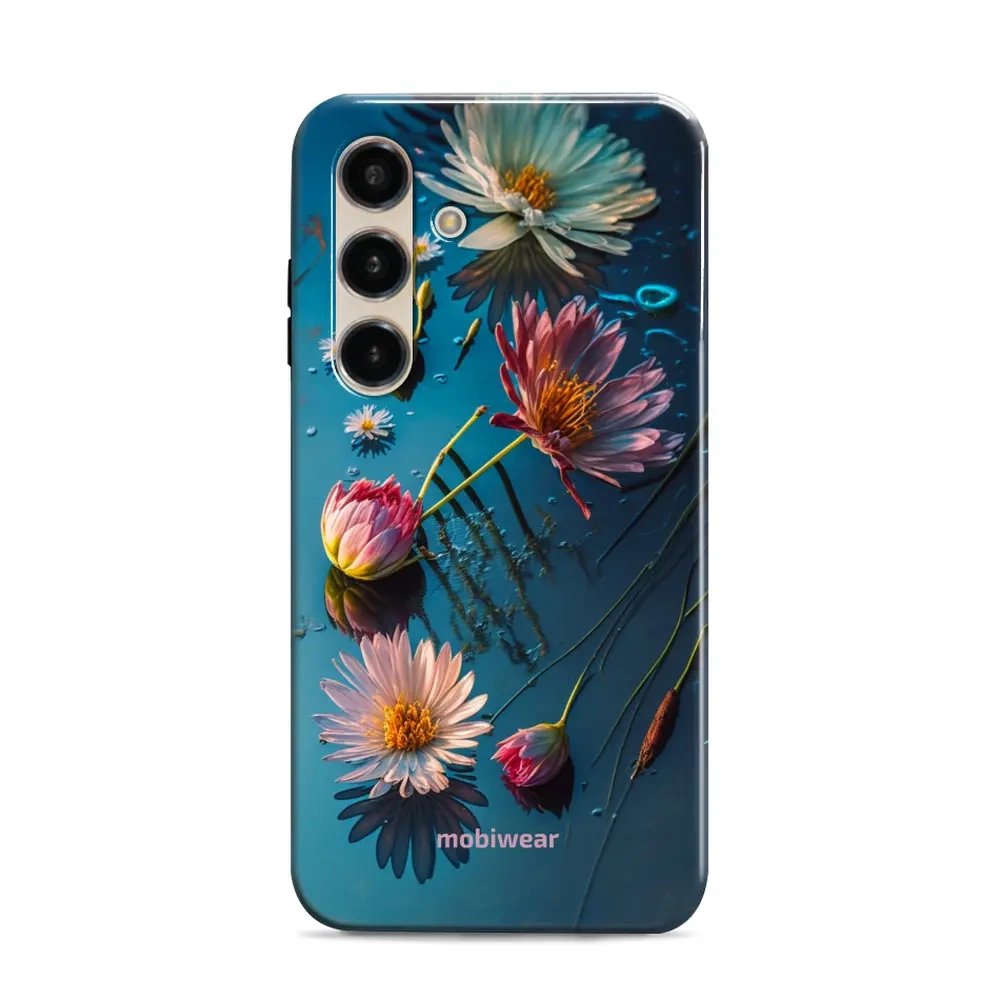 Odolný obal Mobiwear Elite Pro - Samsung Galaxy S24 - E013E Květy na hladině