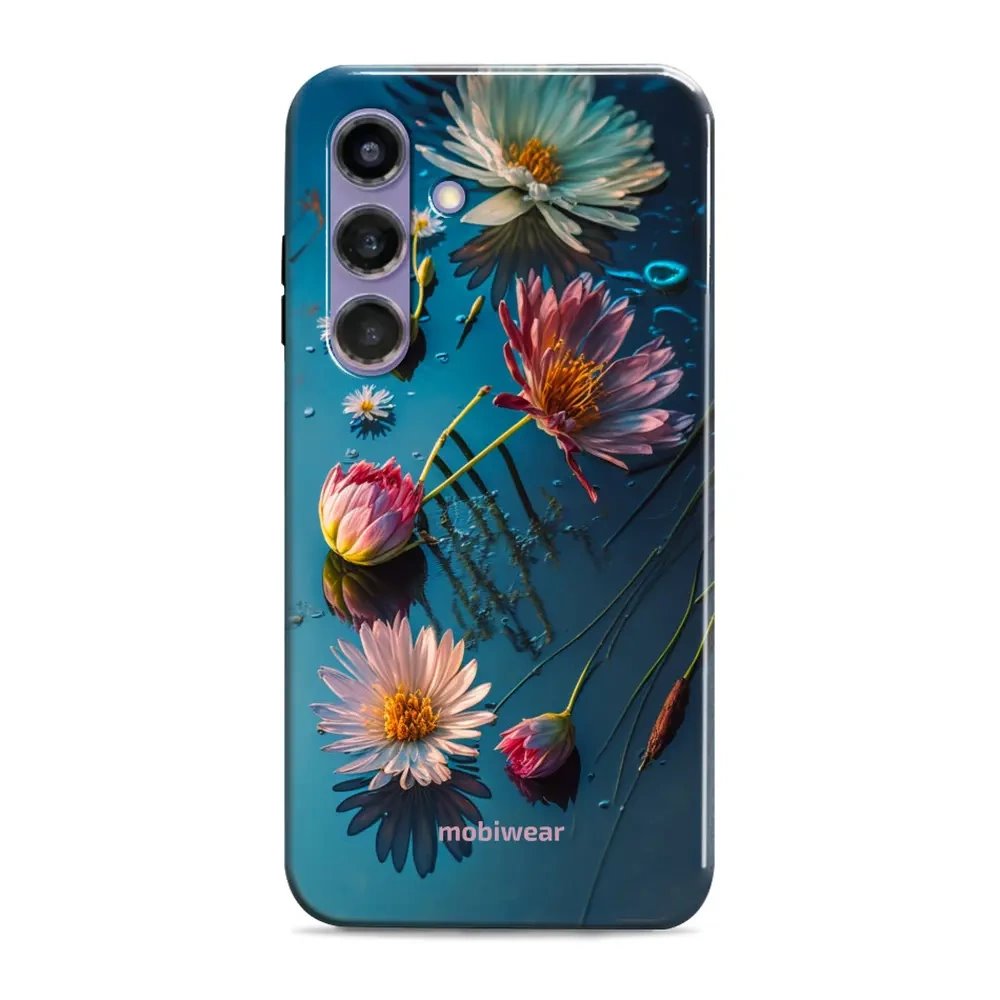 Odolný obal Mobiwear Elite Pro - Samsung Galaxy S24 Plus - E013E Květy na hladině