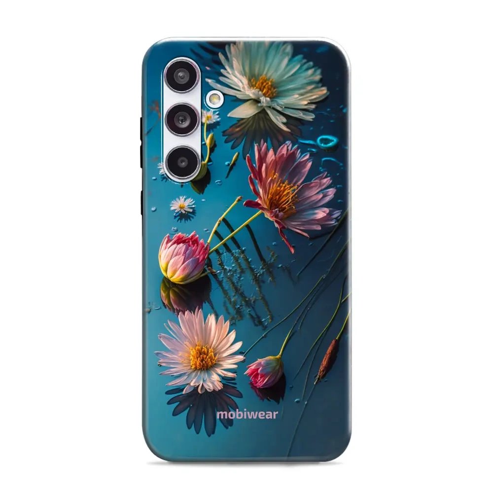 Odolný obal Mobiwear Elite Pro - Samsung Galaxy A55 5G - E013E Květy na hladině