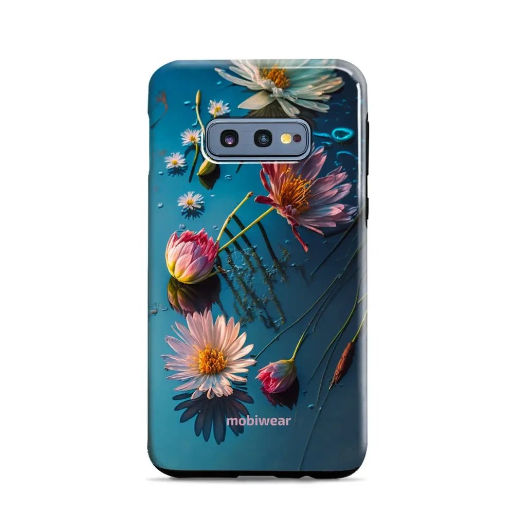 Odolný obal Mobiwear Elite Pro - Samsung Galaxy S10e - E013E Květy na hladině