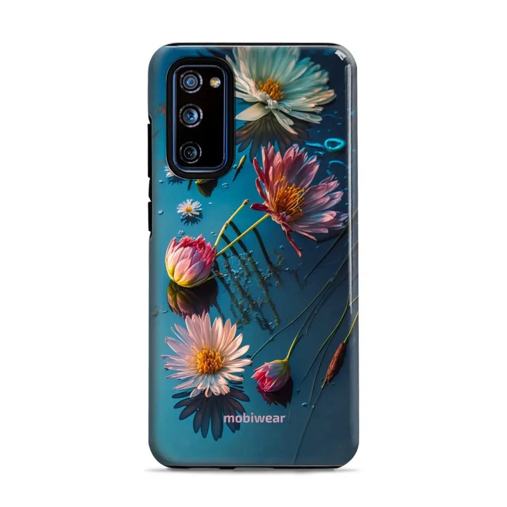 Odolný obal Mobiwear Elite Pro - Samsung Galaxy S20 FE - E013E Květy na hladině