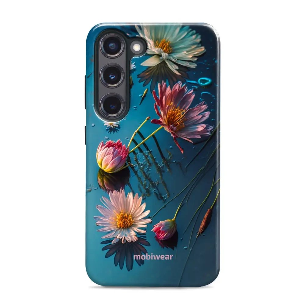 Odolný obal Mobiwear Elite Pro - Samsung Galaxy S23 Plus - E013E Květy na hladině