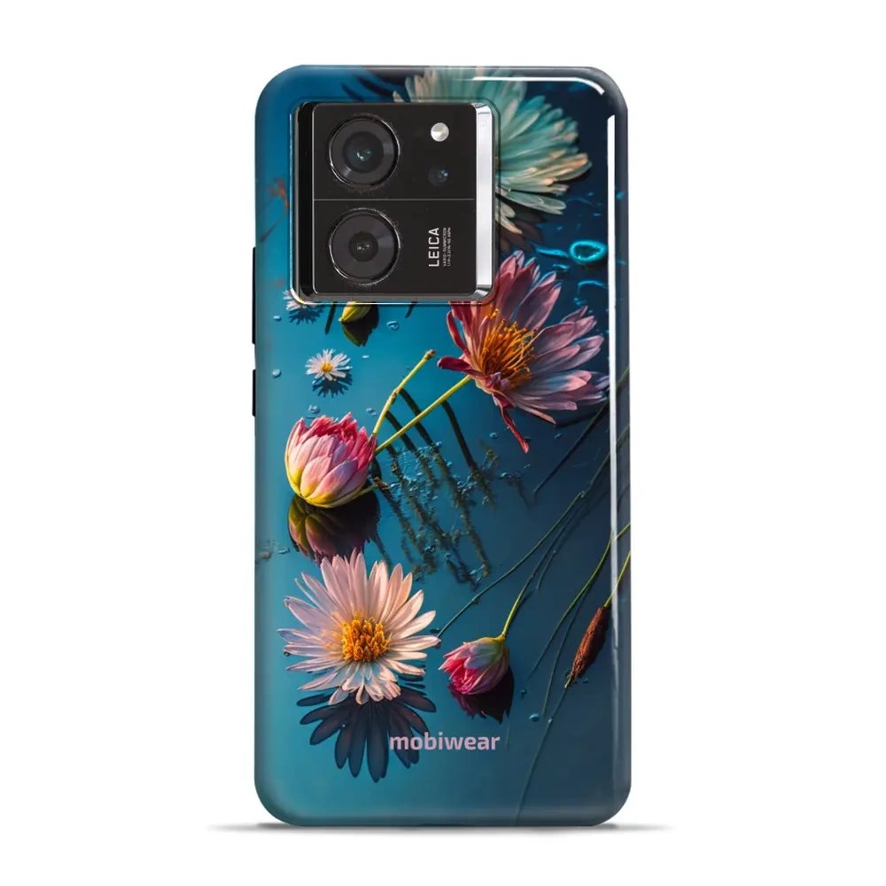 Odolný obal Mobiwear Elite Pro - Xiaomi 13T / 13T Pro - E013E Květy na hladině - VÝPRODEJ