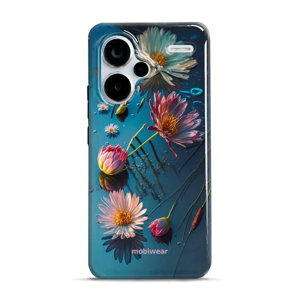 Odolný obal Mobiwear Elite Pro - Xiaomi Redmi Note 13 Pro Plus 5G - E013E Květy na hladině