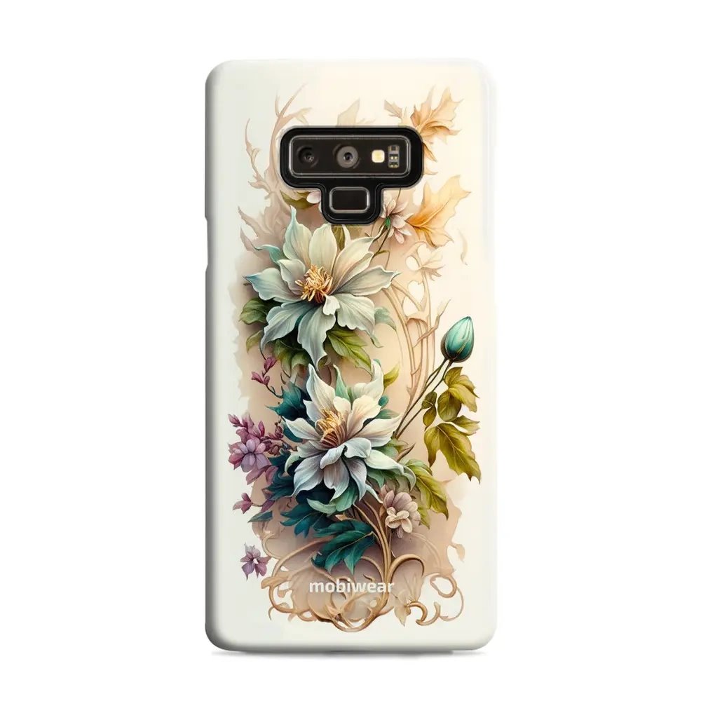 Odolný obal Mobiwear Elite Pro - Samsung Galaxy Note 9 - E014E Krémové květy