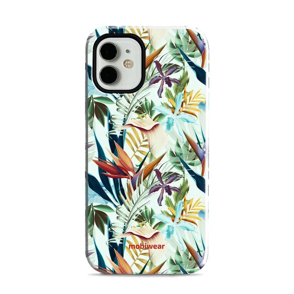 Odolný obal Mobiwear Elite Pro - Apple iPhone 12 Mini - E071E Flóra