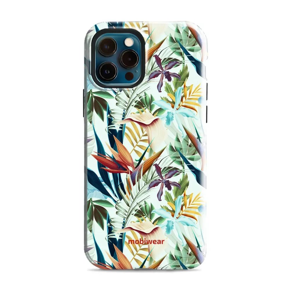 Odolný obal Mobiwear Elite Pro - Apple iPhone 12 / 12 Pro - E071E Flóra