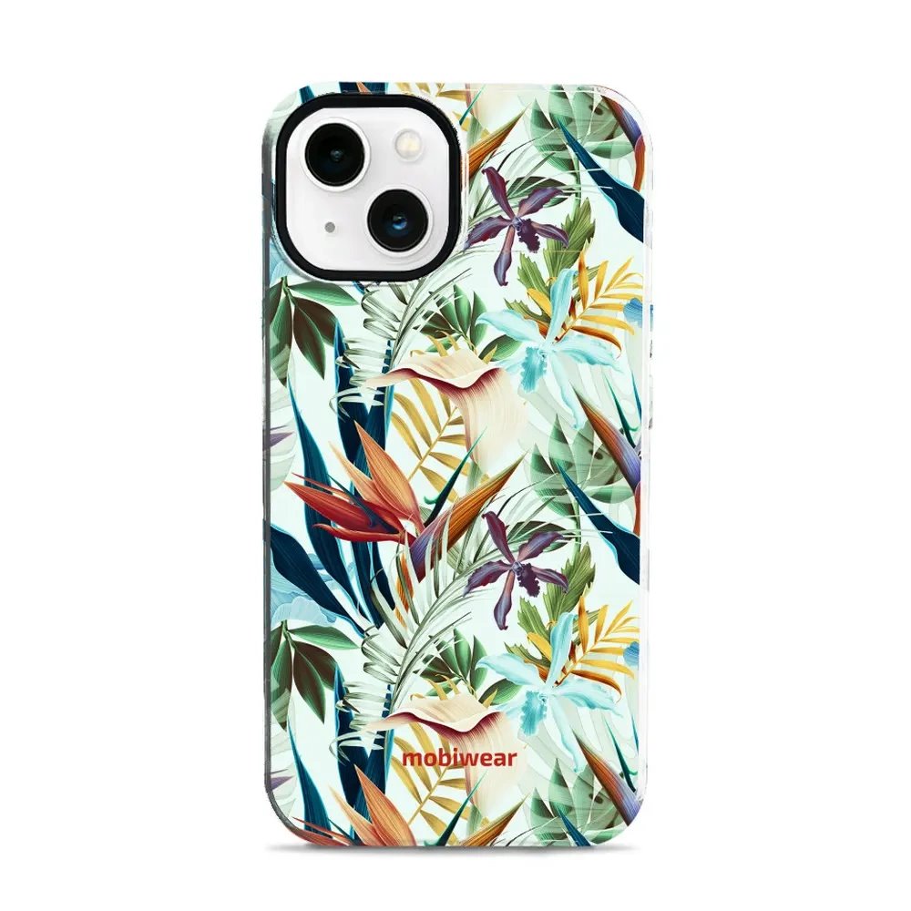 Odolný obal Mobiwear Elite Pro - Apple iPhone 13 - E071E Flóra