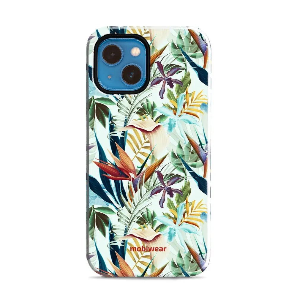 Odolný obal Mobiwear Elite Pro - Apple iPhone 13 Mini - E071E Flóra