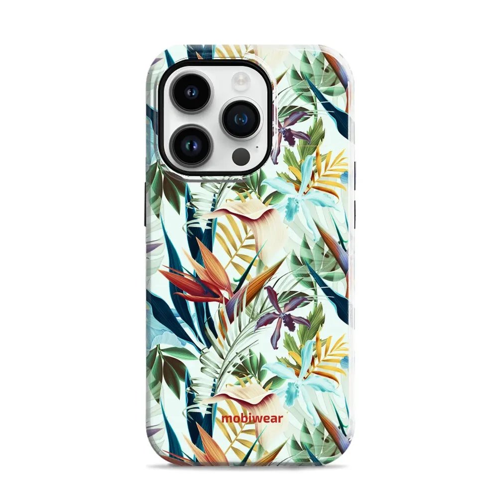 Odolný obal Mobiwear Elite Pro - Apple iPhone 14 Pro - E071E Flóra