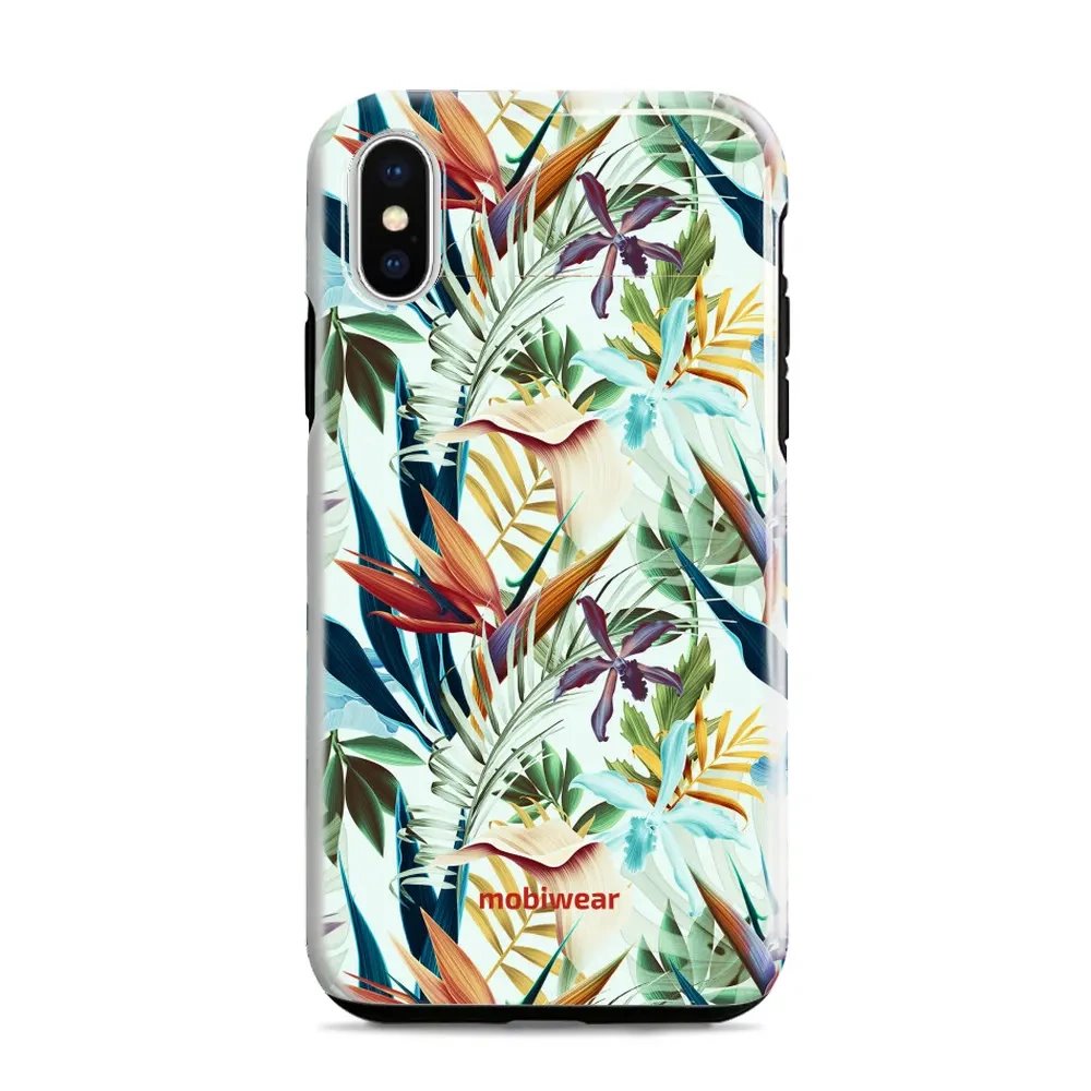Odolný obal Mobiwear Elite Pro - Apple iPhone XR - E071E Flóra
