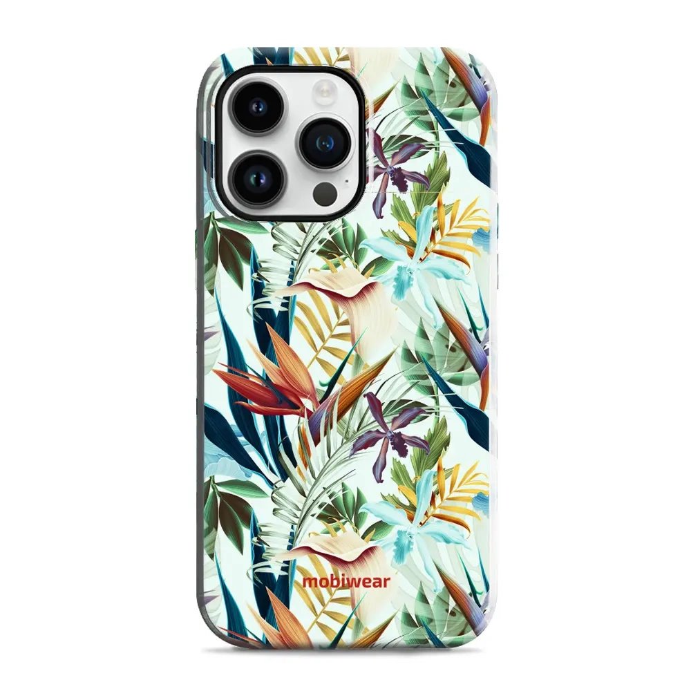 Odolný obal Mobiwear Elite Pro - Apple iPhone 14 Pro Max - E071E Flóra