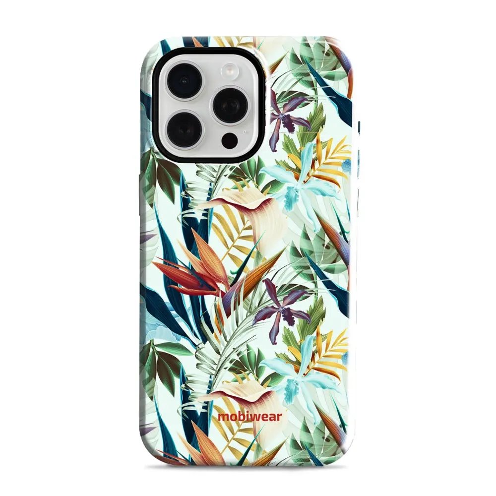 Odolný obal Mobiwear Elite Pro - Apple iPhone 15 Pro Max - E071E Flóra