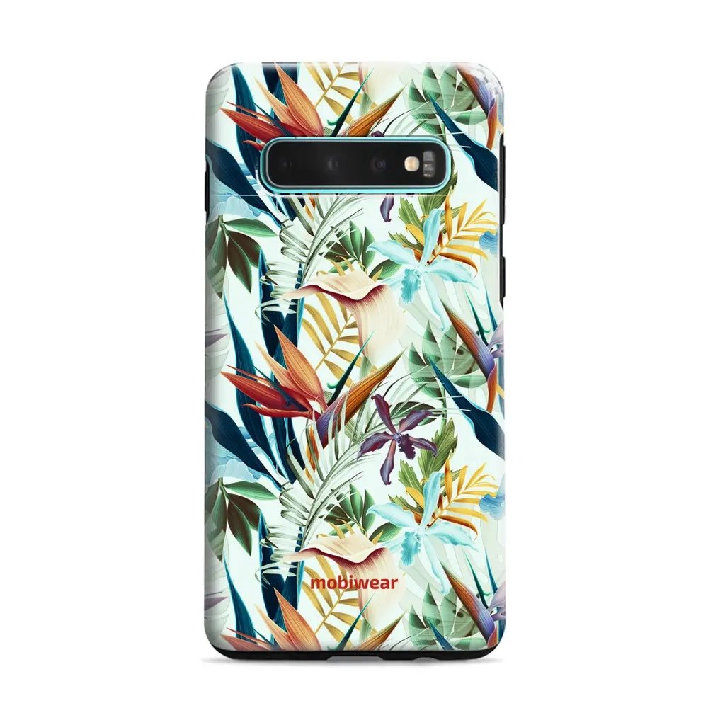 Odolný obal Mobiwear Elite Pro - Samsung Galaxy S10 Plus - E071E Flóra