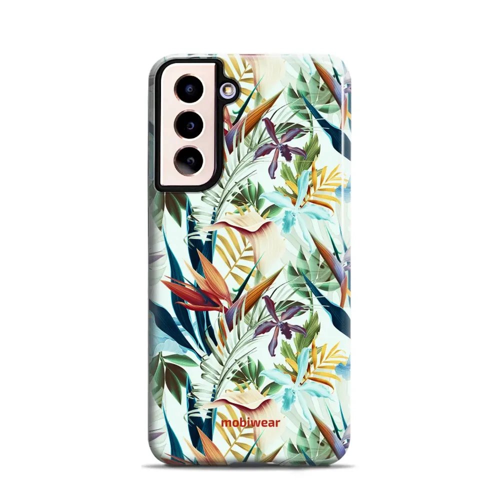 Odolný obal Mobiwear Elite Pro - Samsung Galaxy S21 - E071E Flóra