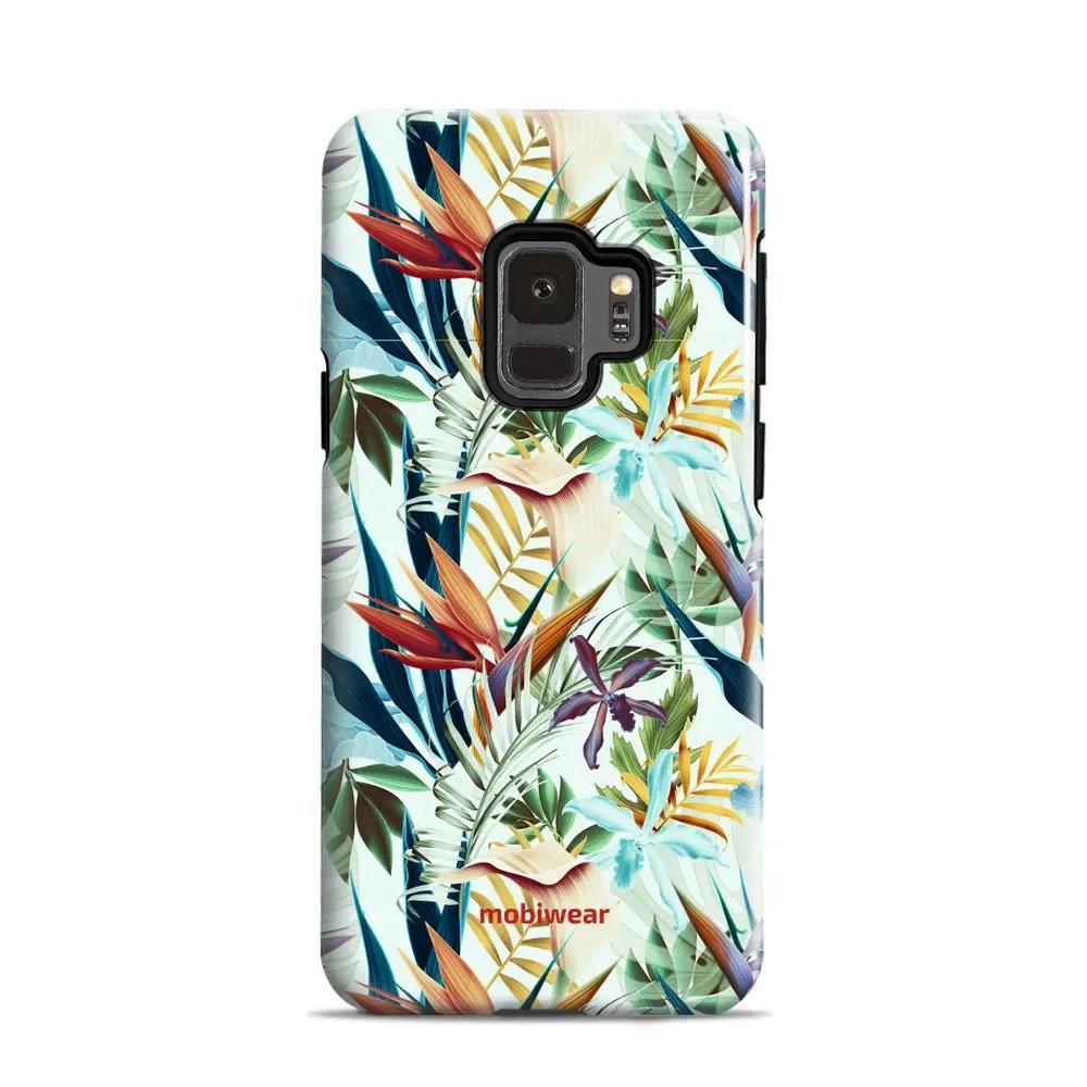Odolný obal Mobiwear Elite Pro - Samsung Galaxy S9 - E071E Flóra