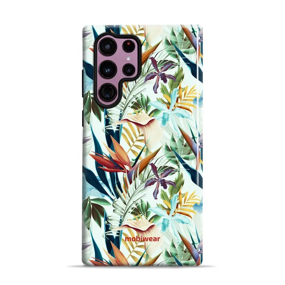 Odolný obal Mobiwear Elite Pro - Samsung Galaxy S22 Ultra - E071E Flóra