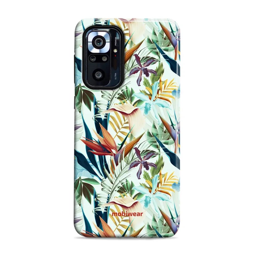 Odolný obal Mobiwear Elite Pro - Xiaomi Redmi Note 10 Pro - E071E Flóra