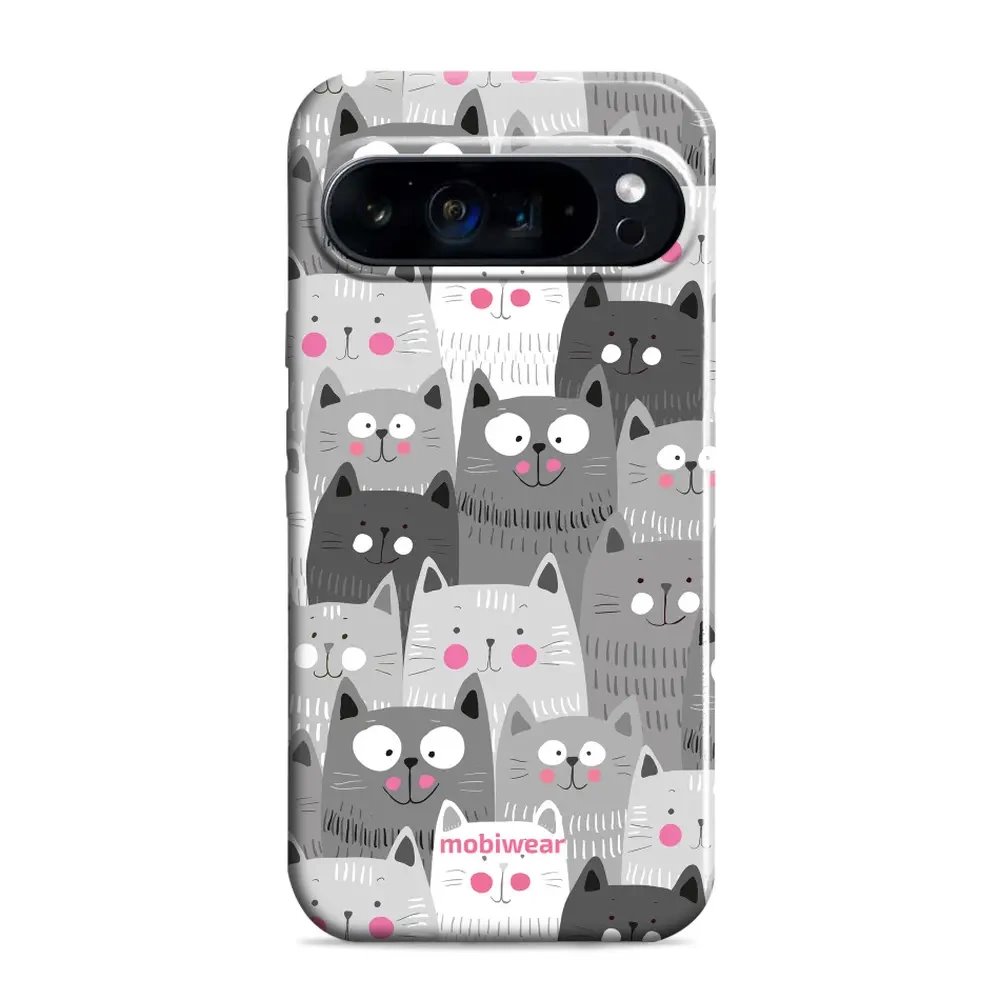 Odolný obal Mobiwear Elite Pro - Google Pixel 9 / 9 Pro - E099E Kočičky