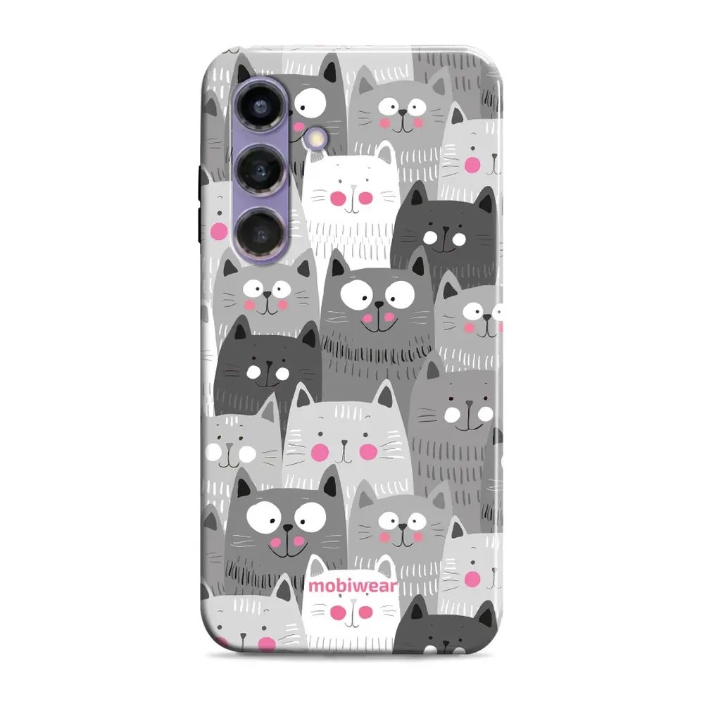 Odolný obal Mobiwear Elite Pro - Samsung Galaxy S24 Plus - E099E Kočičky