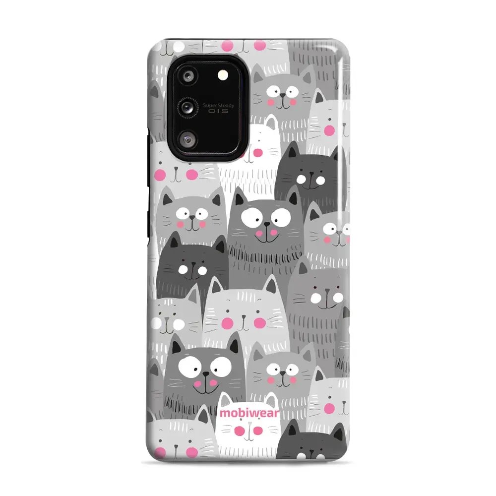 Odolný obal Mobiwear Elite Pro - Samsung Galaxy S10 Lite - E099E Kočičky
