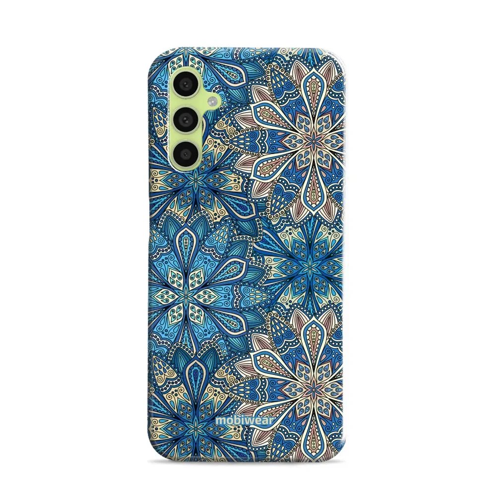 Odolný obal Mobiwear Elite Pro - Samsung Galaxy A34 5G - E108E Modré mandala květy