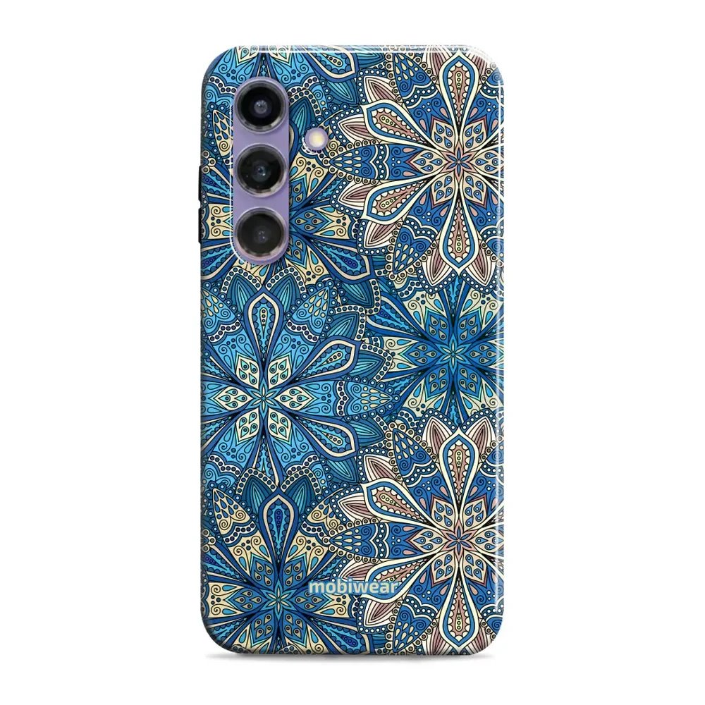 Odolný obal Mobiwear Elite Pro - Samsung Galaxy S24 Plus - E108E Modré mandala květy