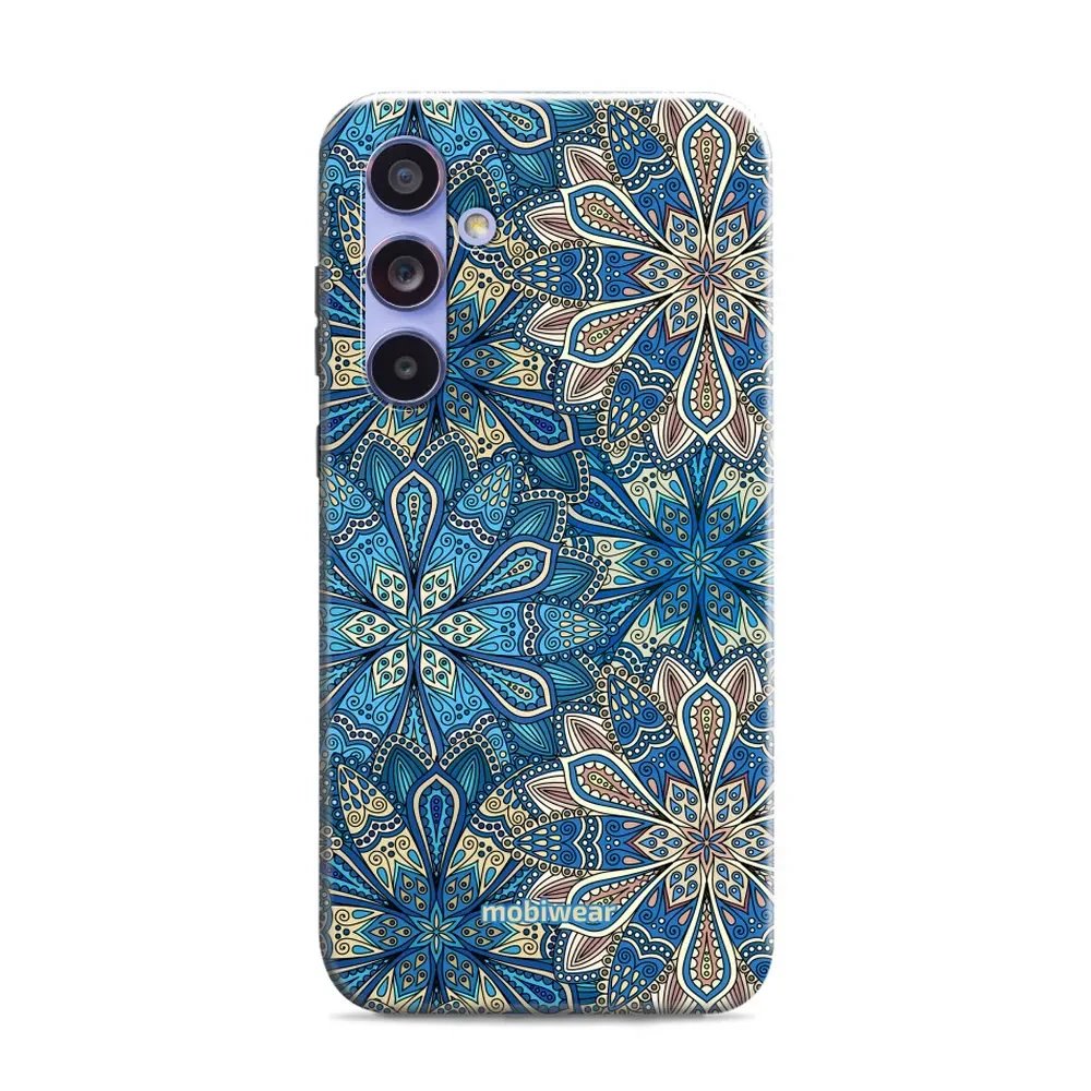 Odolný obal Mobiwear Elite Pro - Samsung Galaxy A54 5G - E108E Modré mandala květy