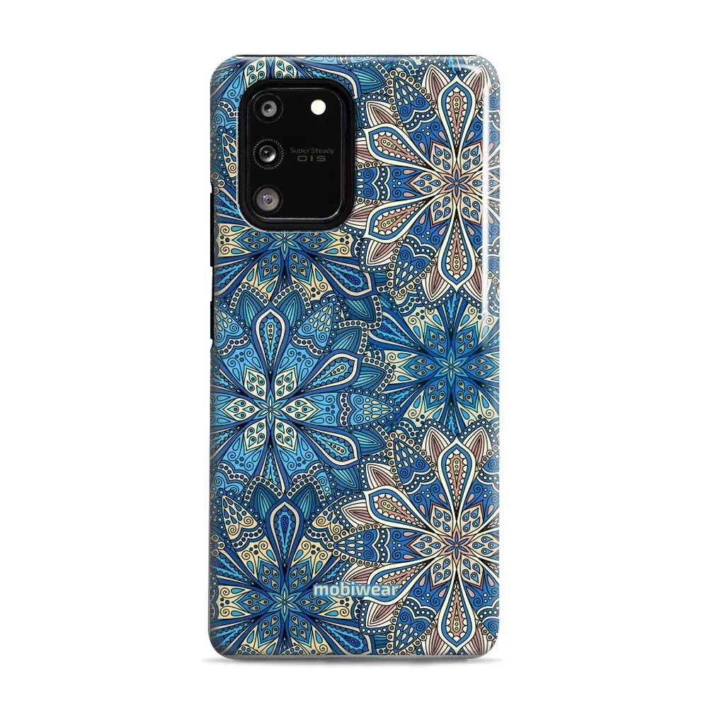 Odolný obal Mobiwear Elite Pro - Samsung Galaxy S10 Lite - E108E Modré mandala květy