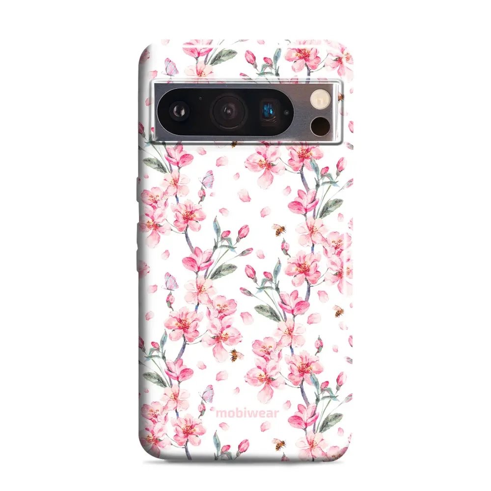 Odolný obal Mobiwear Elite Pro - Google Pixel 8 Pro - E124E Růžové květy