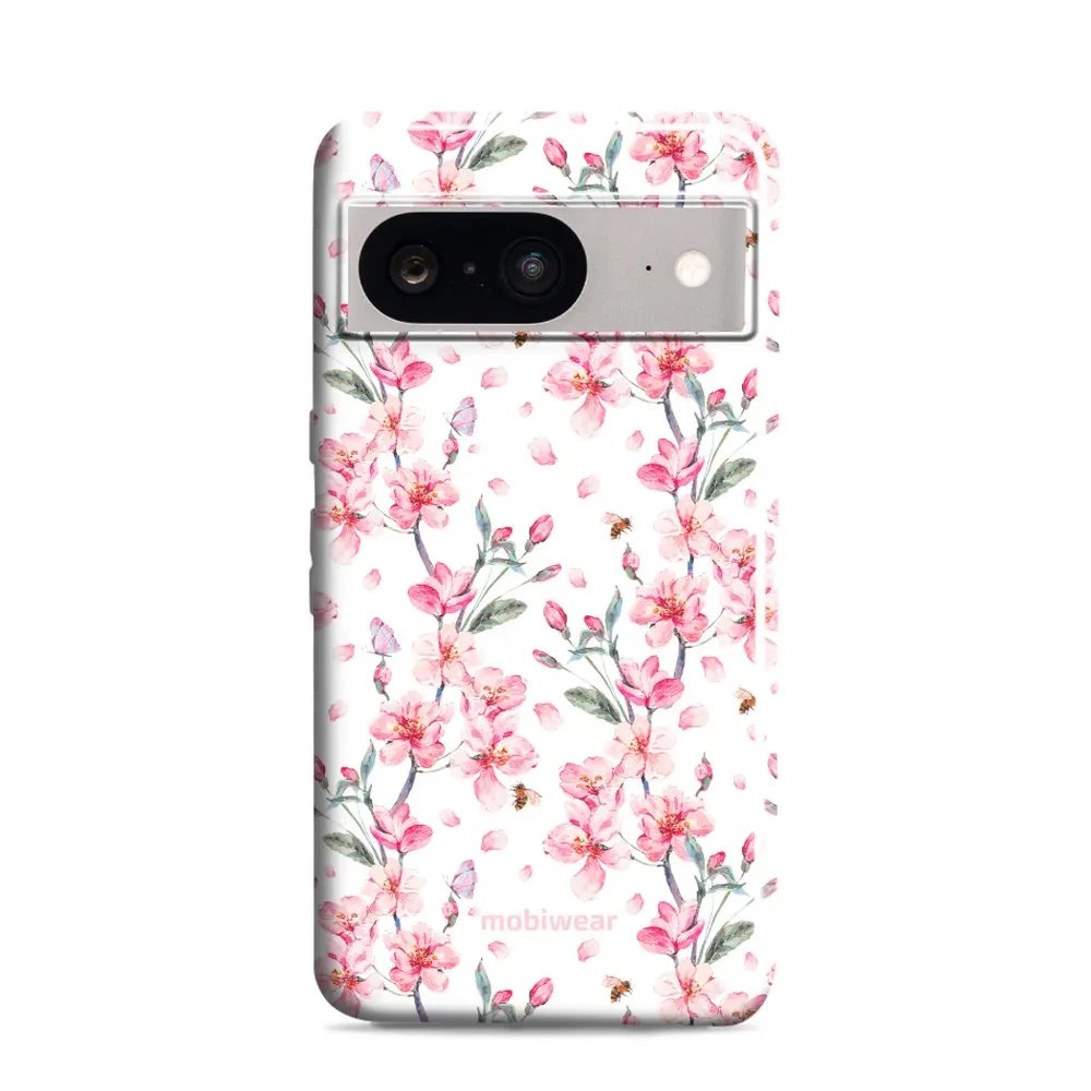 Odolný obal Mobiwear Elite Pro - Google Pixel 8 - E124E Růžové květy
