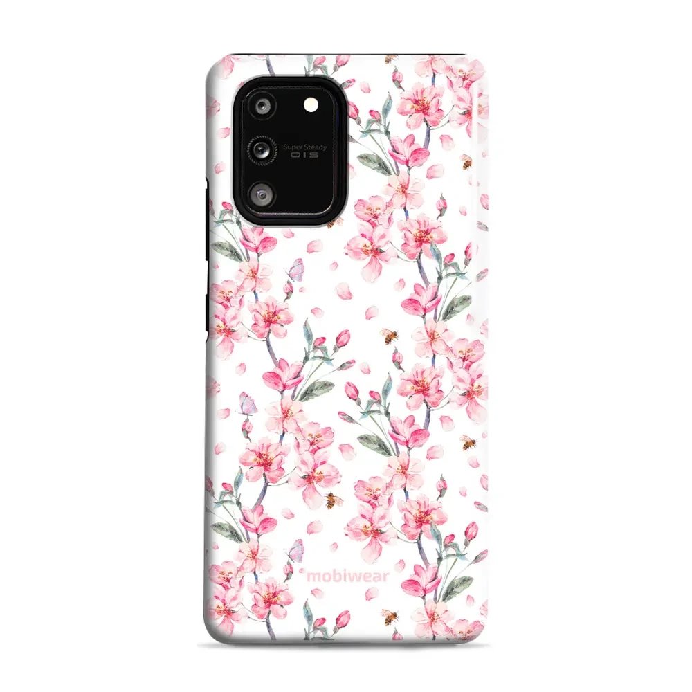 Odolný obal Mobiwear Elite Pro - Samsung Galaxy S10 Lite - E124E Růžové květy