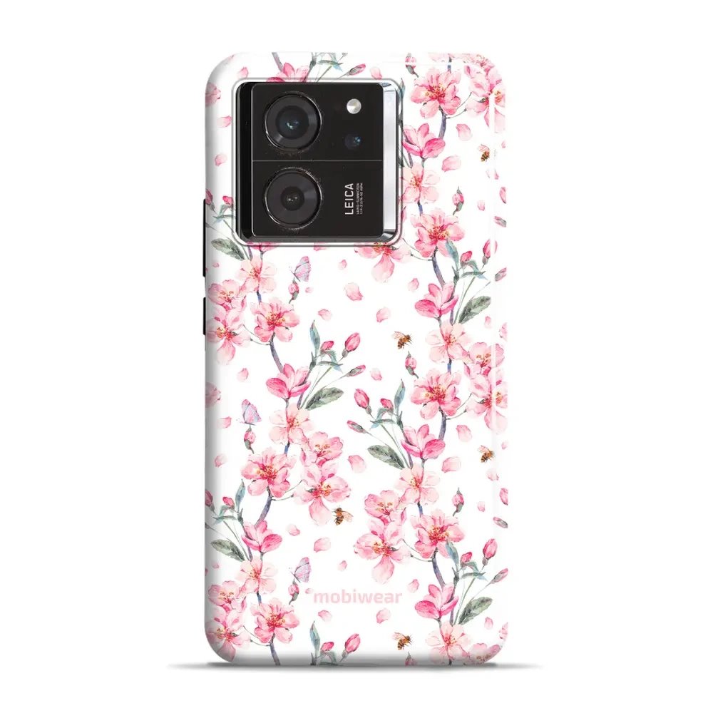 Odolný obal Mobiwear Elite Pro - Xiaomi 13T / 13T Pro - E124E Růžové květy