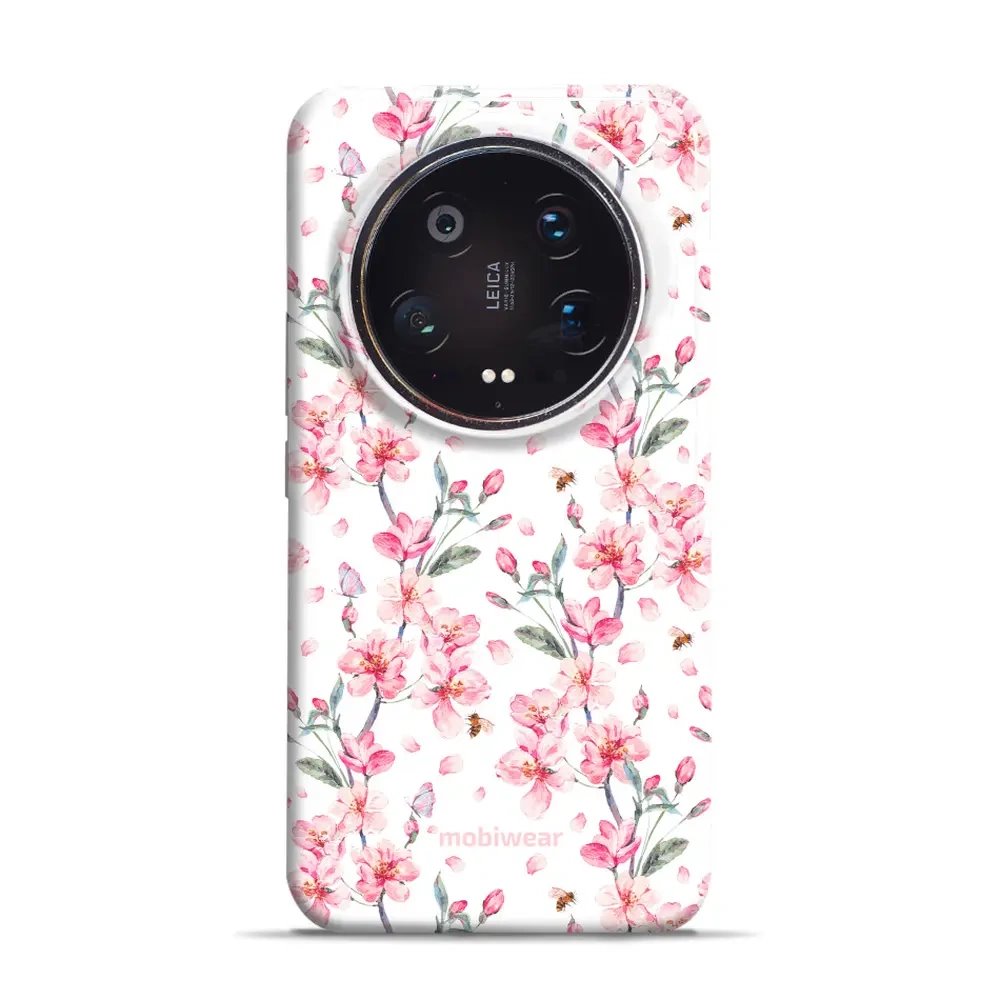 Odolný obal Mobiwear Elite Pro - Xiaomi 14 Ultra 5G - E124E Růžové květy