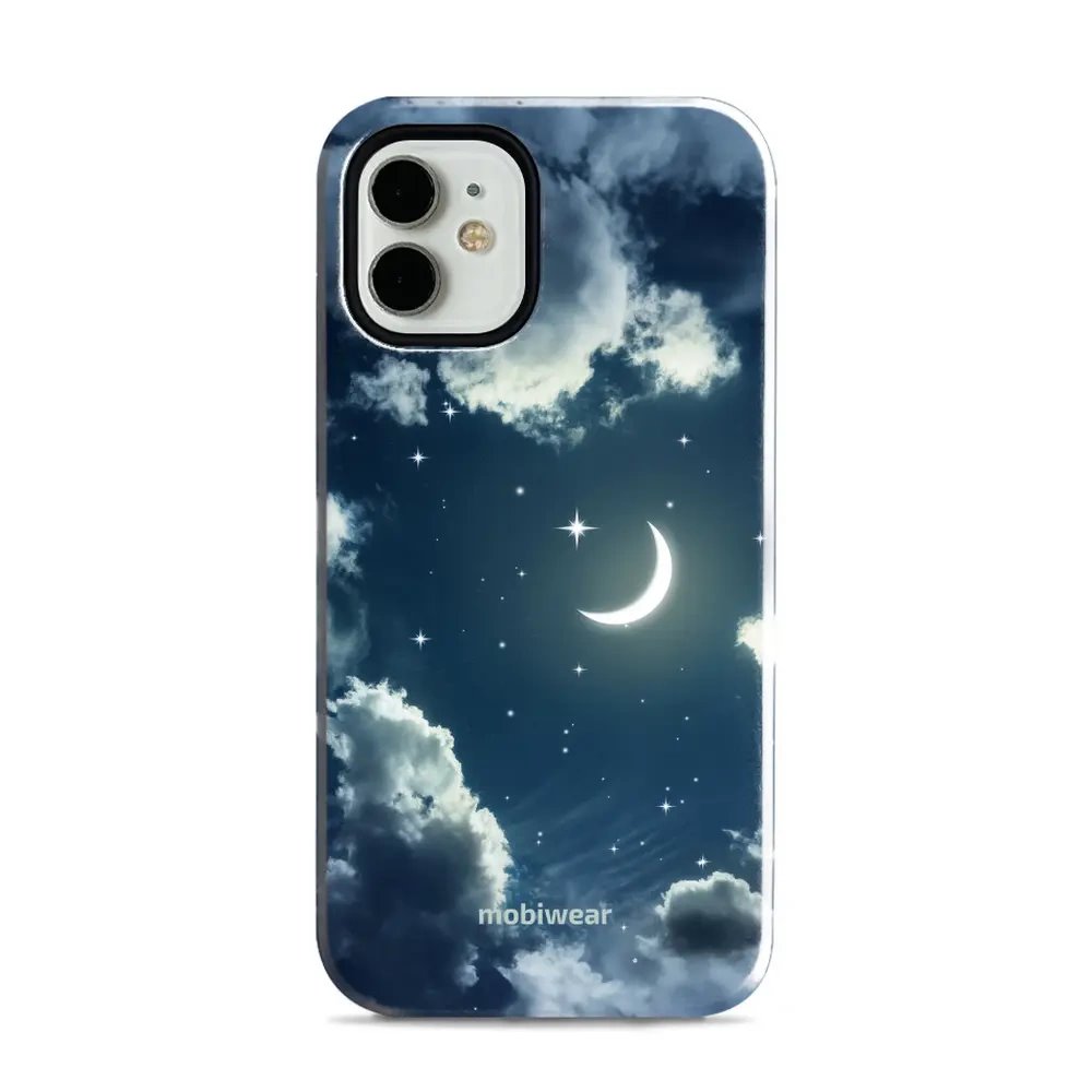 Odolný obal Mobiwear Elite Pro - Apple iPhone 12 Mini - E145E Noční obloha