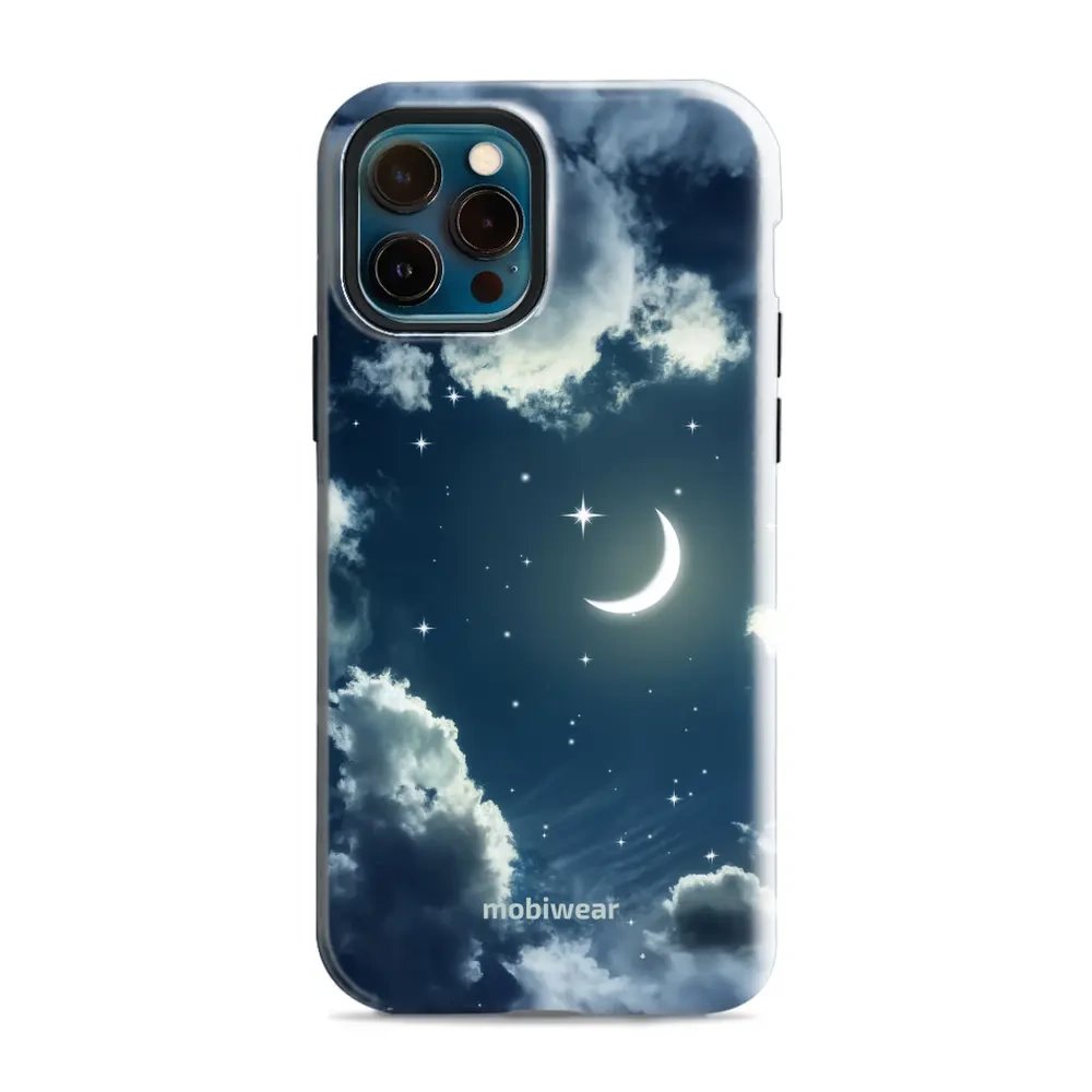 Odolný obal Mobiwear Elite Pro - Apple iPhone 12 / 12 Pro - E145E Noční obloha