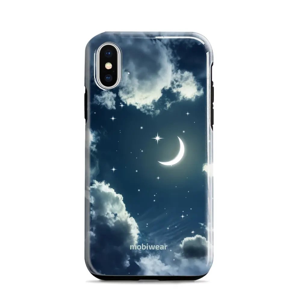 Odolný obal Mobiwear Elite Pro - Apple iPhone X / XS - E145E Noční obloha
