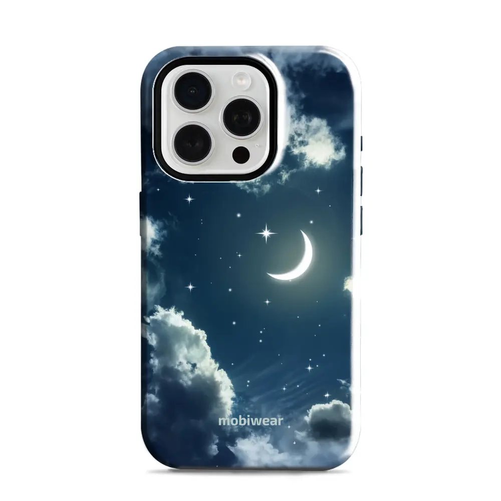 Odolný obal Mobiwear Elite Pro - Apple iPhone 15 Pro - E145E Noční obloha