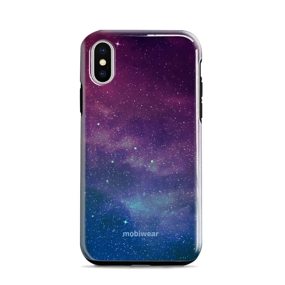 Odolný obal Mobiwear Elite Pro - Apple iPhone X / XS - E147E Mlhovina
