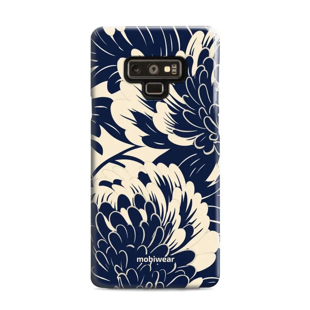 Odolný obal Mobiwear Elite Pro - Samsung Galaxy Note 9 - EA40E Modré a béžové květy
