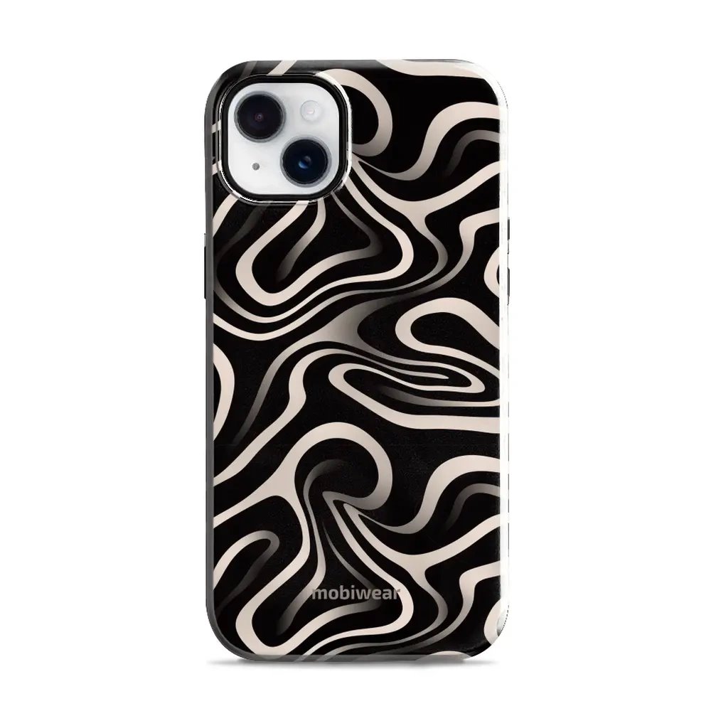 Odolný obal Mobiwear Elite Pro - Apple iPhone 14 Plus - EA68E Vlnky a linky