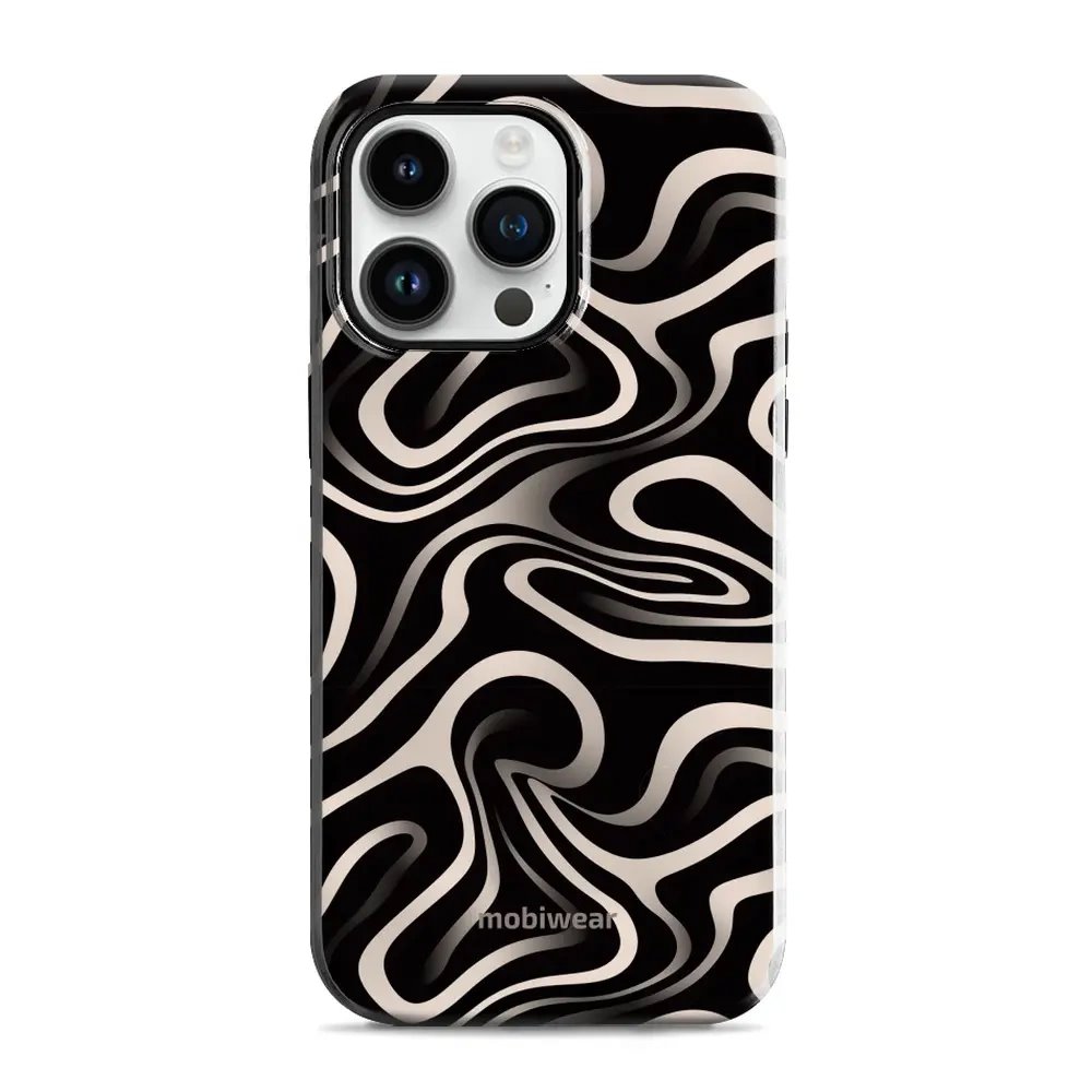 Odolný obal Mobiwear Elite Pro - Apple iPhone 14 Pro Max - EA68E Vlnky a linky