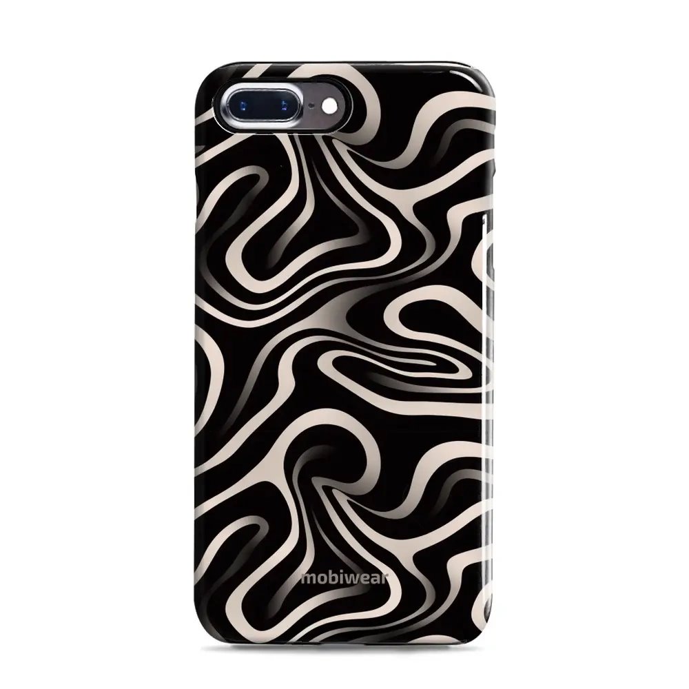 Odolný obal Mobiwear Elite Pro - Apple iPhone 7 Plus / 8 Plus - EA68E Vlnky a linky