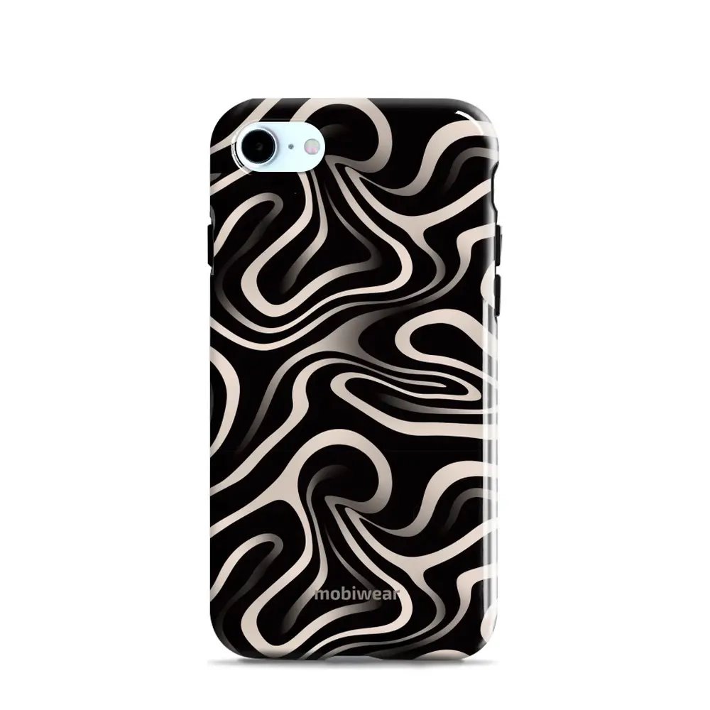 Odolný obal Mobiwear Elite Pro - Apple iPhone 7 / 8 / SE 2020 / SE 2022 - EA68E Vlnky a linky