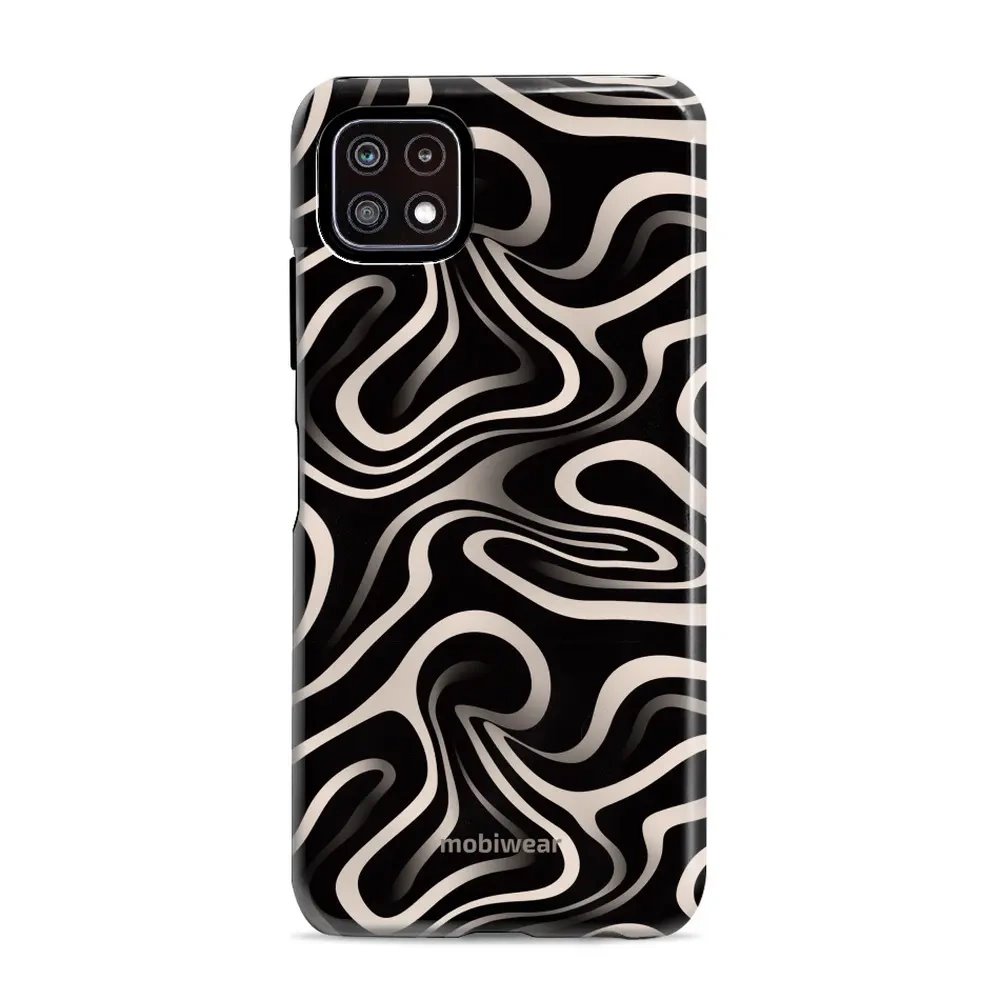 Odolný obal Mobiwear Elite Pro - Samsung Galaxy A22 5G - EA68E Vlnky a linky